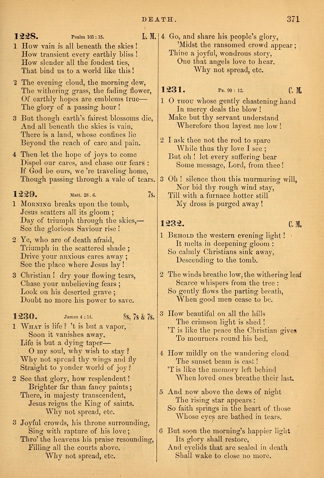 Songs for the Sanctuary; or Psalms and Hymns for Christian Worship (Baptist Ed.) page 372