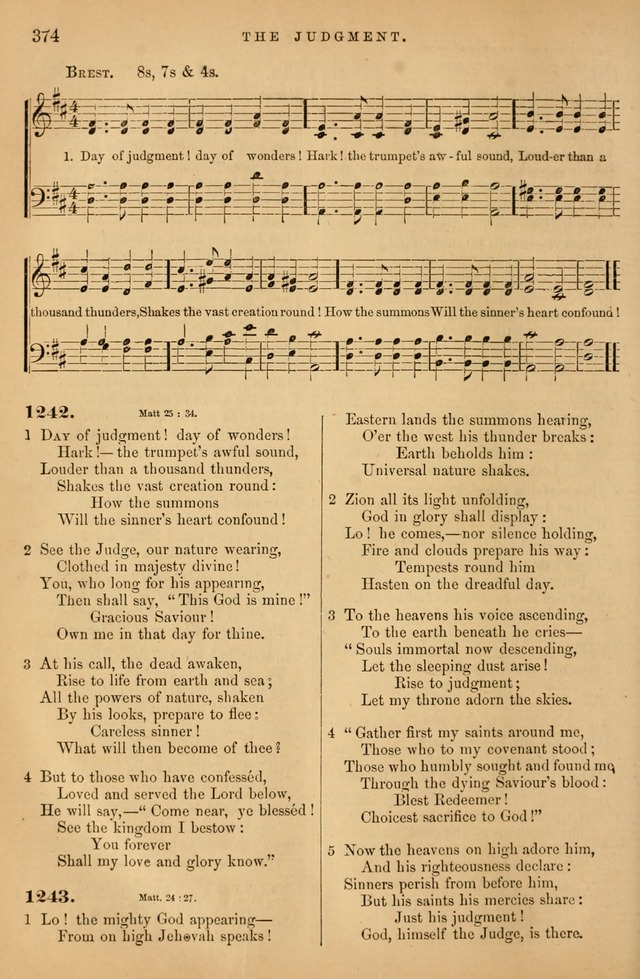 Songs for the Sanctuary; or Psalms and Hymns for Christian Worship (Baptist Ed.) page 375