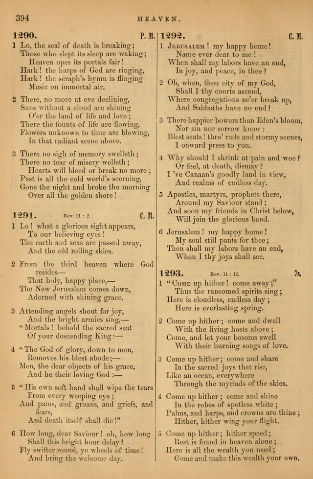 Songs for the Sanctuary; or Psalms and Hymns for Christian Worship (Baptist Ed.) page 395