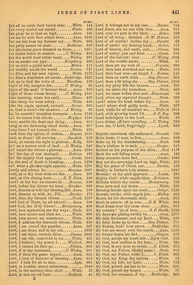 Songs for the Sanctuary; or Psalms and Hymns for Christian Worship (Baptist Ed.) page 440