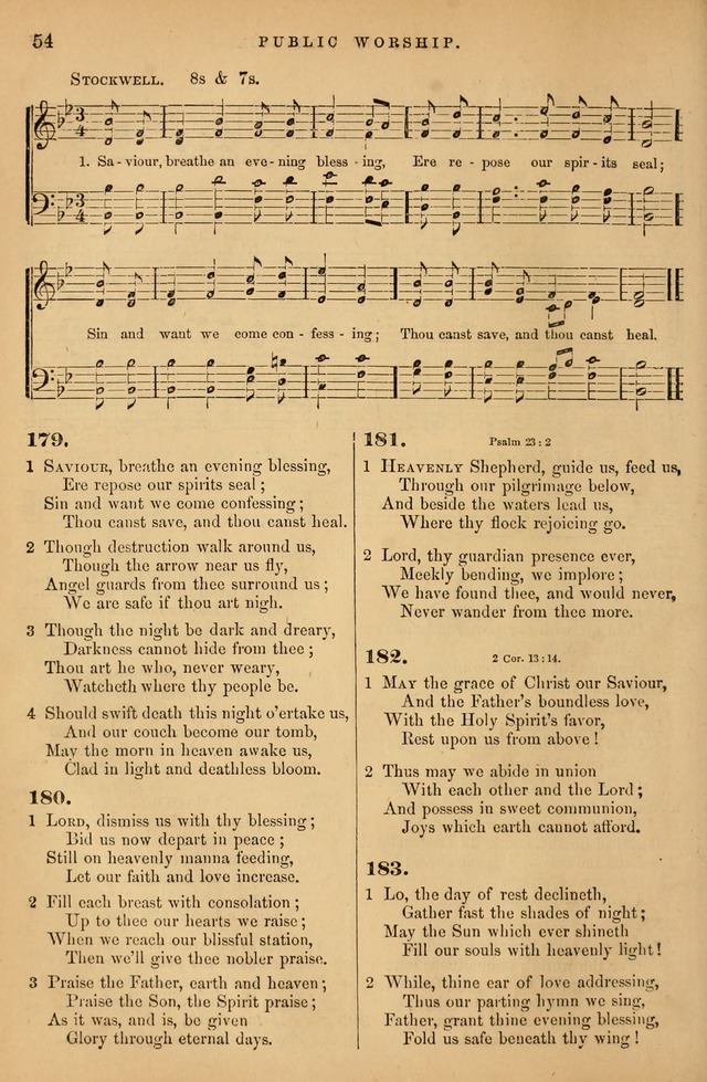 Songs for the Sanctuary; or Psalms and Hymns for Christian Worship (Baptist Ed.) page 55