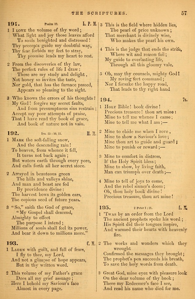 Songs for the Sanctuary; or Psalms and Hymns for Christian Worship (Baptist Ed.) page 58