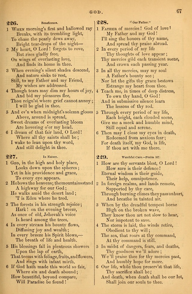 Songs for the Sanctuary; or Psalms and Hymns for Christian Worship (Baptist Ed.) page 68