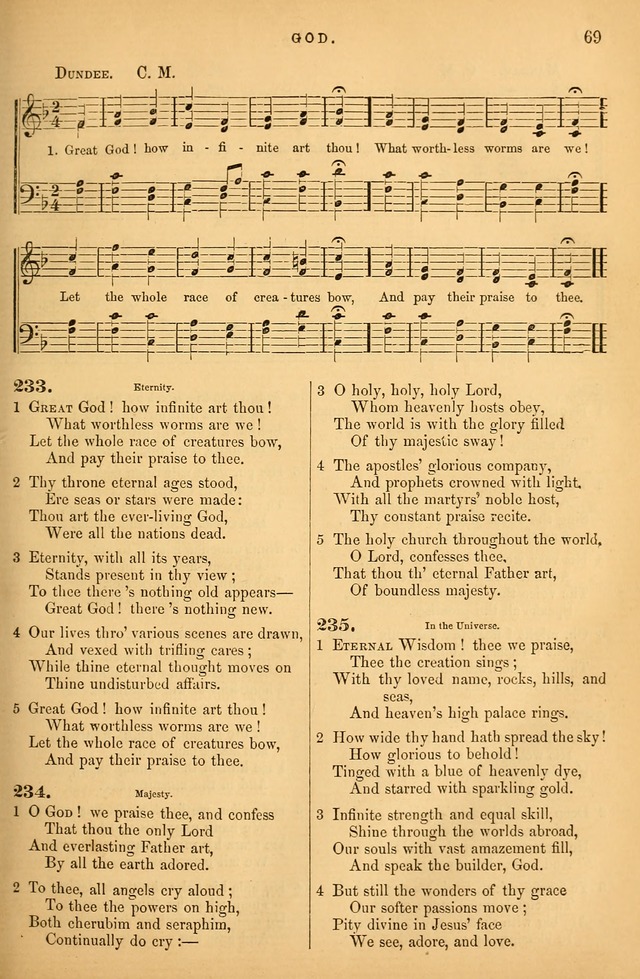 Songs for the Sanctuary; or Psalms and Hymns for Christian Worship (Baptist Ed.) page 70