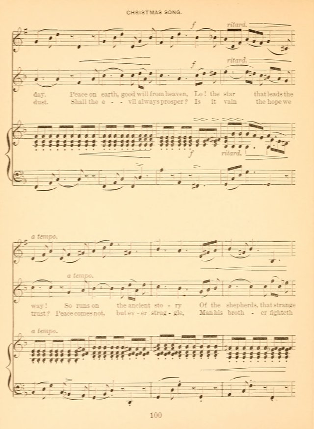 Sacred Songs For Public Worship: a hymn and tune book page 100