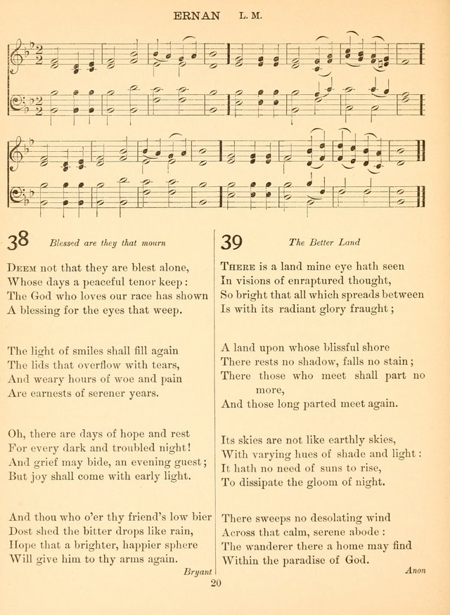 Sacred Songs For Public Worship: a hymn and tune book page 20