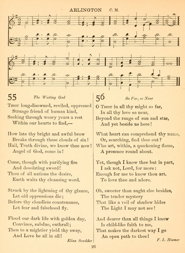 Sacred Songs For Public Worship: a hymn and tune book page 26