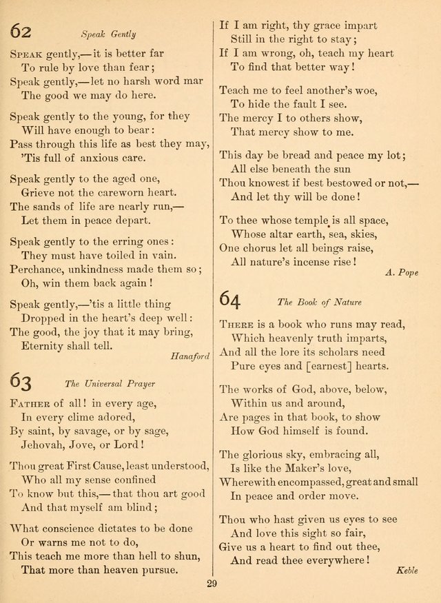 Sacred Songs For Public Worship: a hymn and tune book page 29