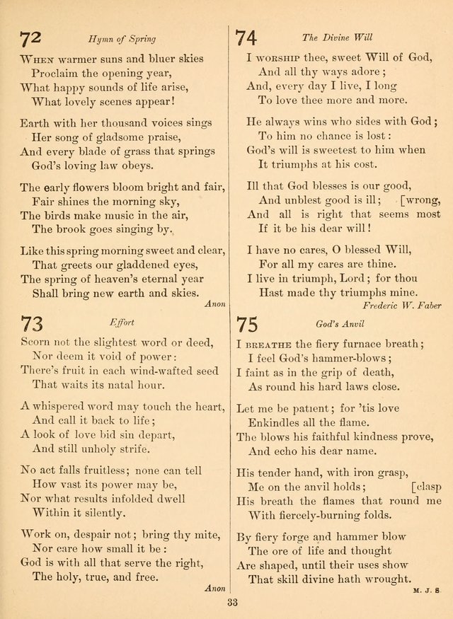 Sacred Songs For Public Worship: a hymn and tune book page 33