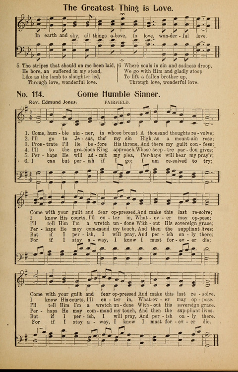 Sunday School and Revival: with Y.M.C.A. supplement page 107