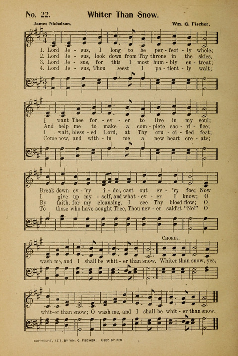 Sunday School and Revival: with Y.M.C.A. supplement page 22