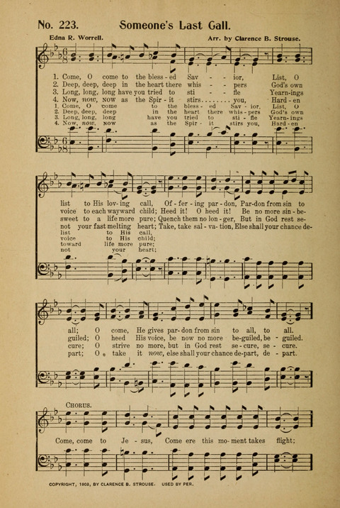 Sunday School and Revival: with Y.M.C.A. supplement page 220