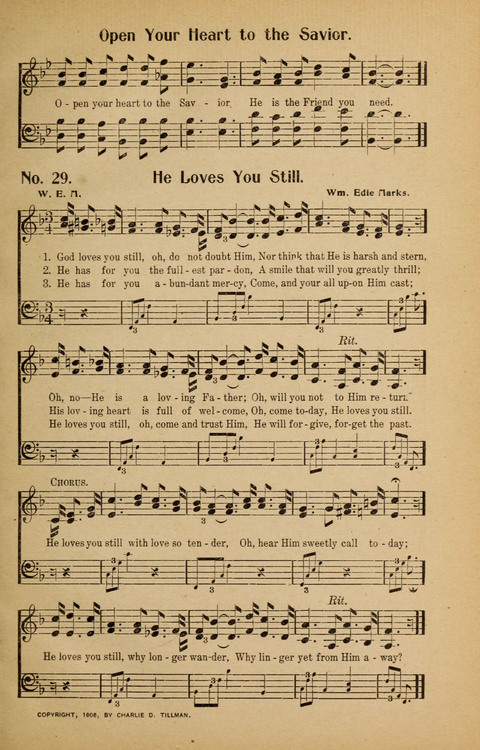 Sunday School and Revival: with Y.M.C.A. supplement page 29