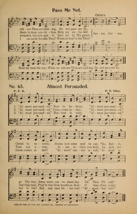 Sunday School and Revival: with Y.M.C.A. supplement page 61