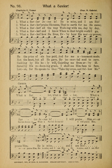 Sunday School and Revival: with Y.M.C.A. supplement page 92