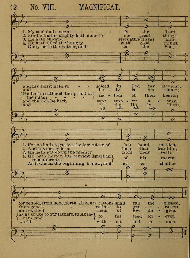 Sunday-School Songs: a new collection of hymns and tunes specially prepared for the use of Sunday-schools and for social and family worship. (3rd. ed.) page 12