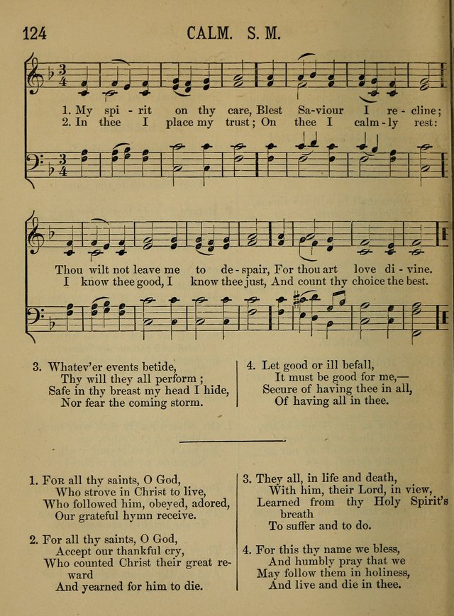 Sunday-School Songs: a new collection of hymns and tunes specially prepared for the use of Sunday-schools and for social and family worship. (3rd. ed.) page 124