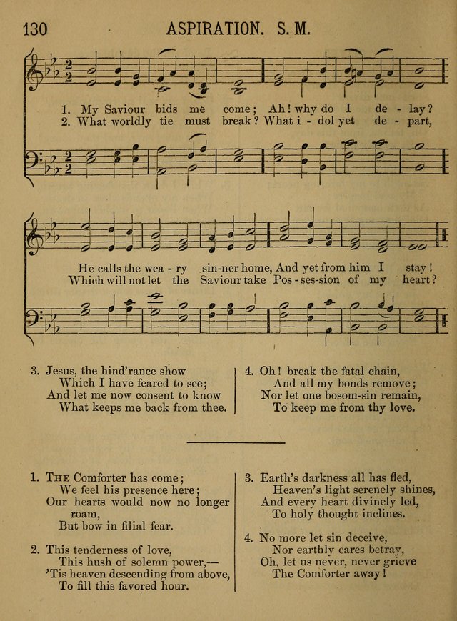 Sunday-School Songs: a new collection of hymns and tunes specially prepared for the use of Sunday-schools and for social and family worship. (3rd. ed.) page 130