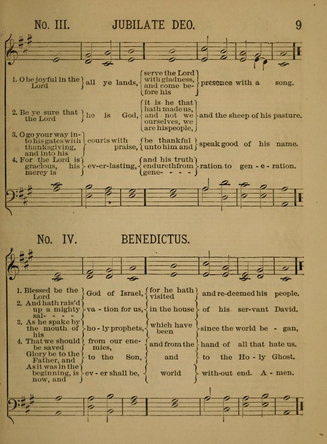 Sunday-School Songs: a new collection of hymns and tunes specially prepared for the use of Sunday-schools and for social and family worship. (3rd. ed.) page 9