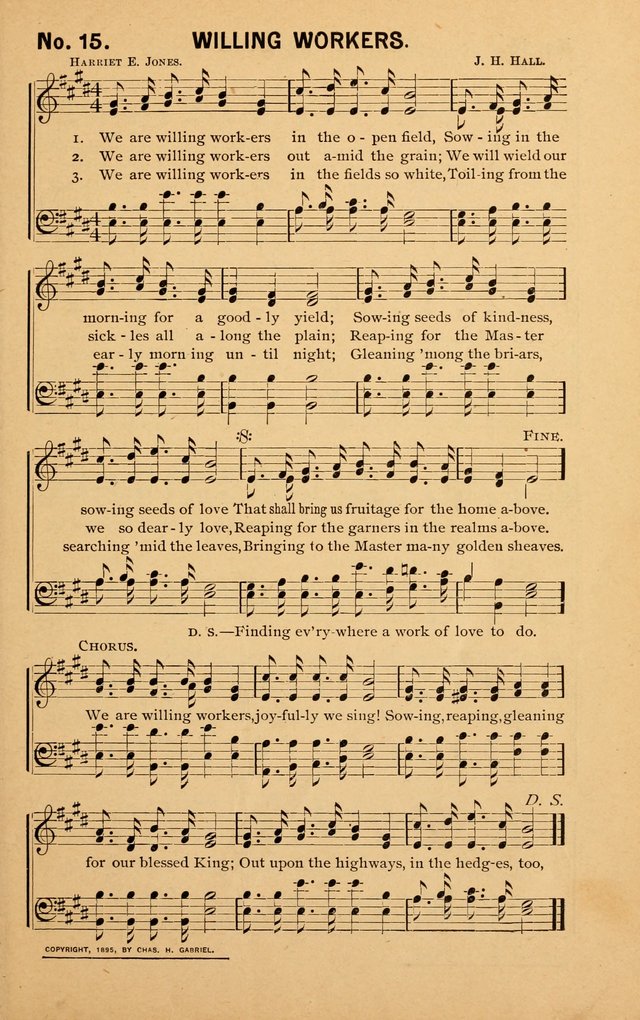 Sunshine: songs for Sunday schools page 15