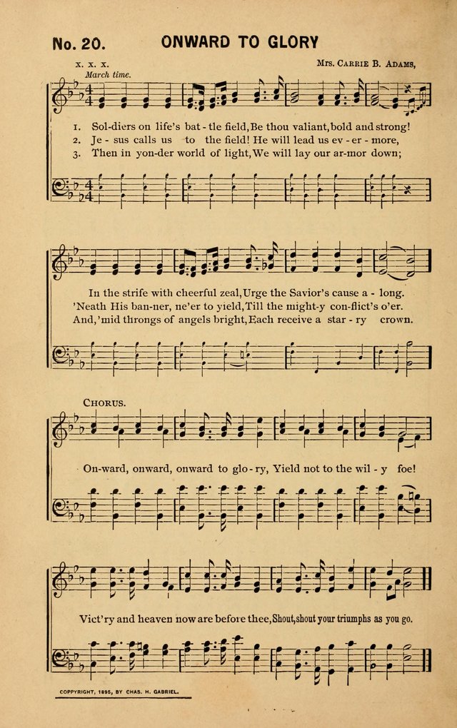 Sunshine: songs for Sunday schools page 20