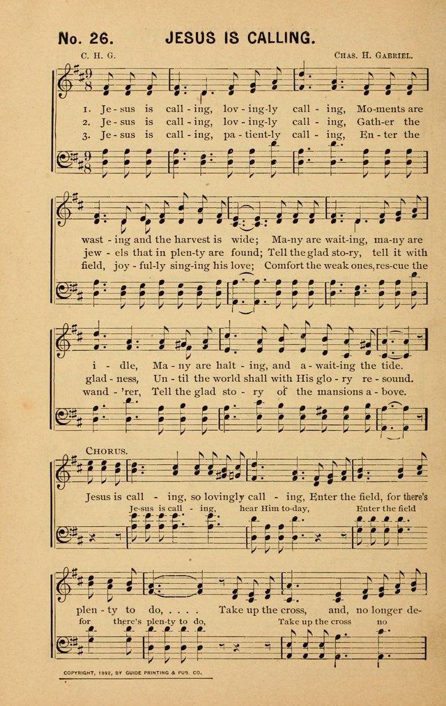 Sunshine: songs for Sunday schools page 26