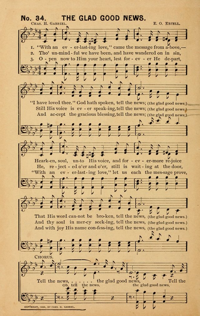 Sunshine: songs for Sunday schools page 34