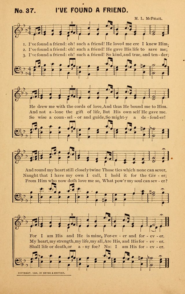 Sunshine: songs for Sunday schools page 37