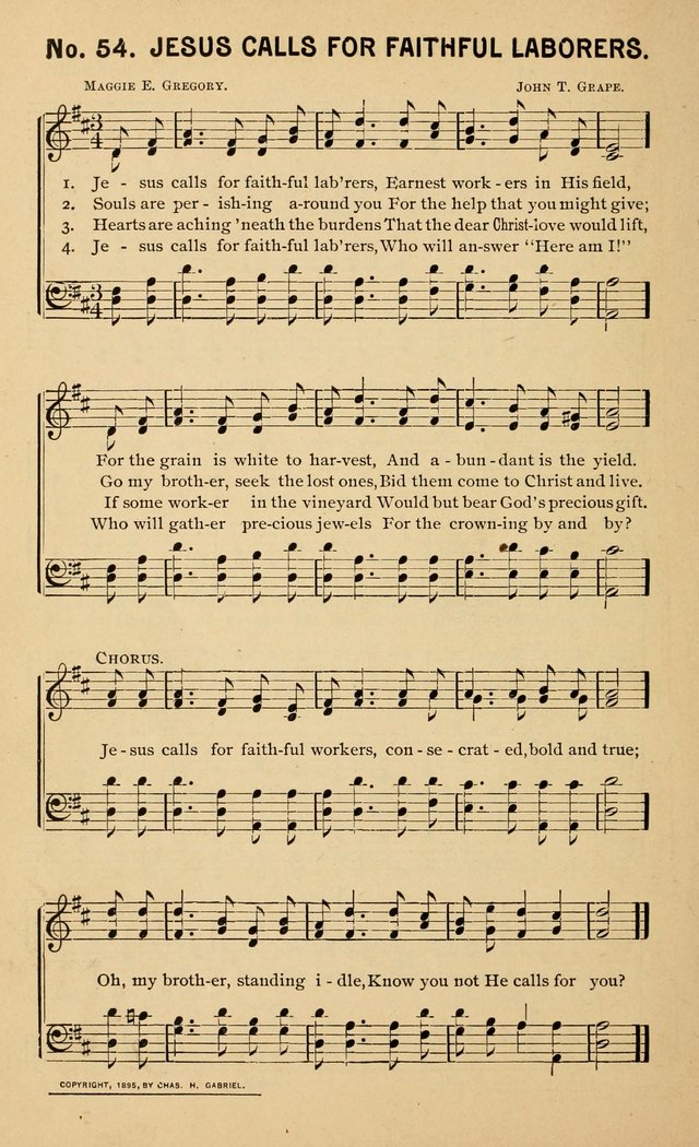 Sunshine: songs for Sunday schools page 54