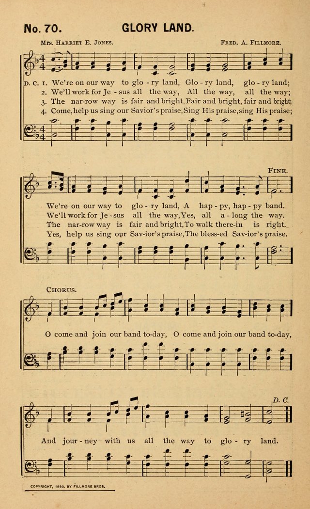 Sunshine: songs for Sunday schools page 70