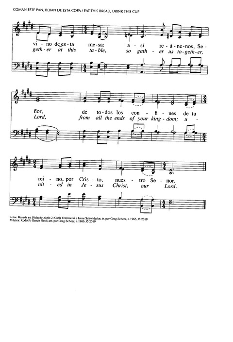 Santo, Santo, Santo: cantos para el pueblo de Dios = Holy, Holy, Holy: songs for the people of God page 1033