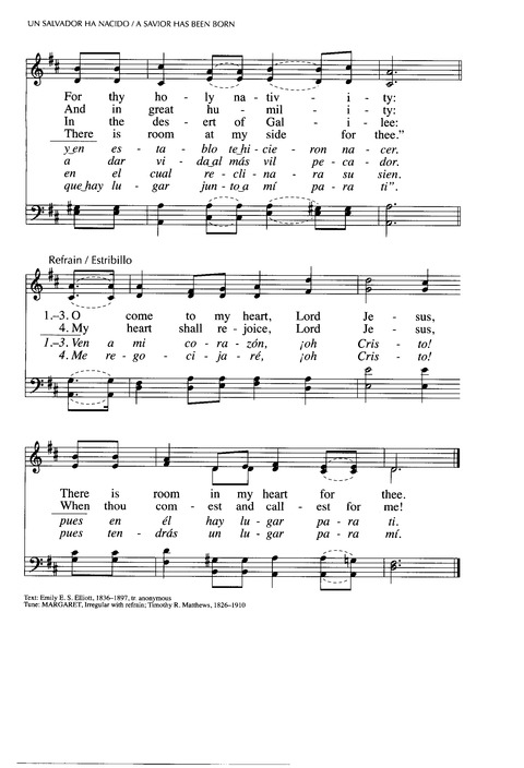 Santo, Santo, Santo: cantos para el pueblo de Dios = Holy, Holy, Holy: songs for the people of God page 135