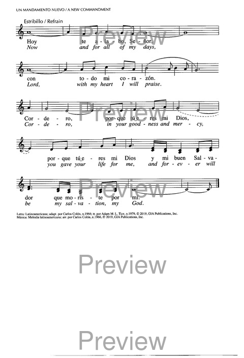 Santo, Santo, Santo: cantos para el pueblo de Dios = Holy, Holy, Holy: songs for the people of God page 242