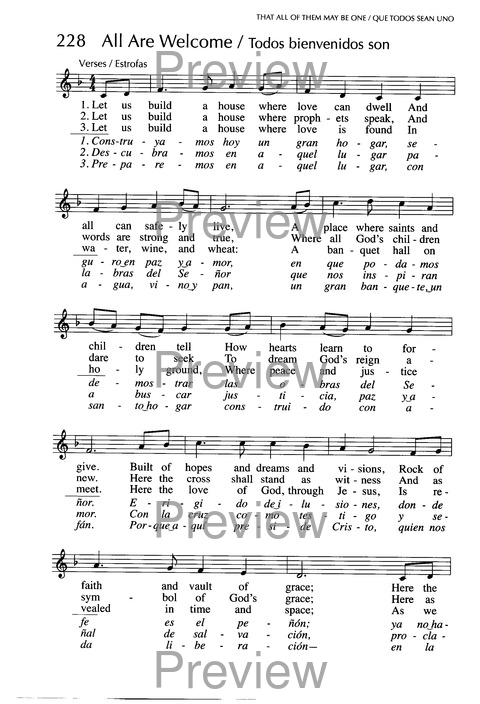 Santo, Santo, Santo: cantos para el pueblo de Dios = Holy, Holy, Holy: songs for the people of God page 358