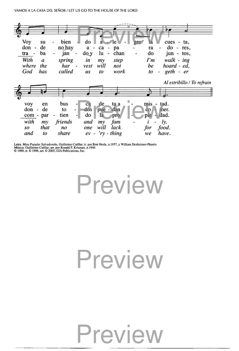 Santo, Santo, Santo: cantos para el pueblo de Dios = Holy, Holy, Holy: songs for the people of God page 651