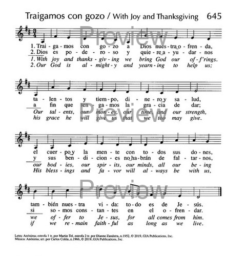 Santo, Santo, Santo: cantos para el pueblo de Dios = Holy, Holy, Holy: songs for the people of God page 982