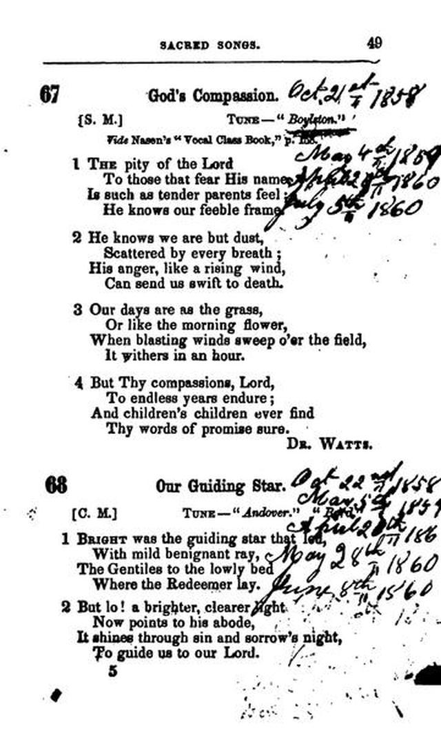 A Selection of Sacred Songs. 2nd ed. page 45