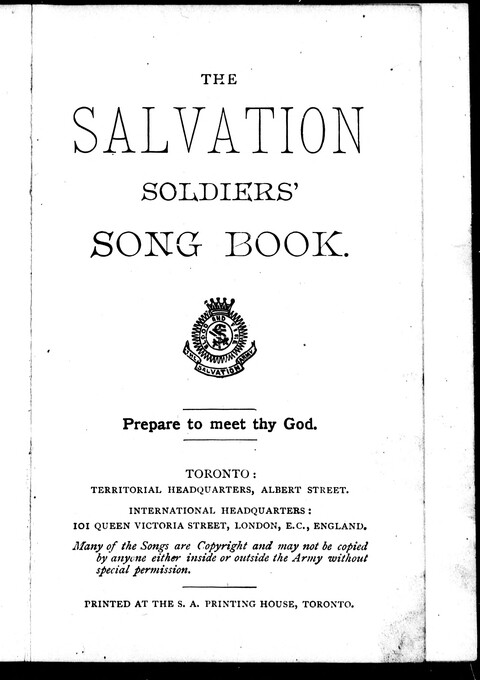 The Salvation Soldiers