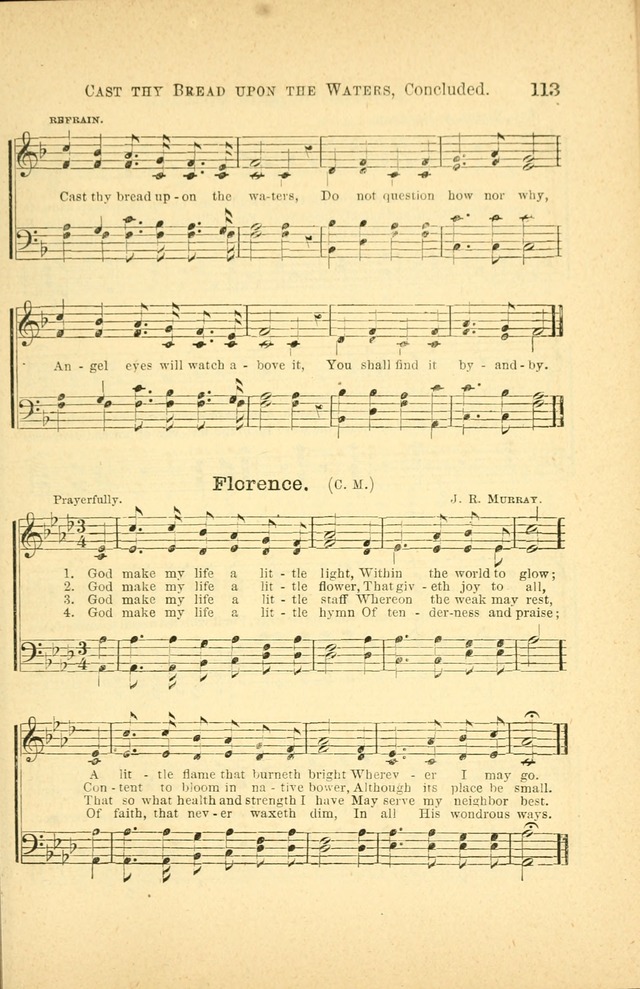 Songs for Sunday Schools and Gospel Meetings page 113