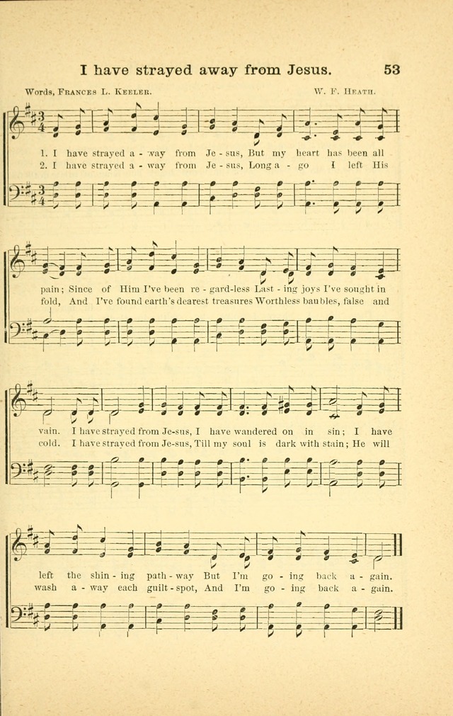 Songs for Sunday Schools and Gospel Meetings page 53