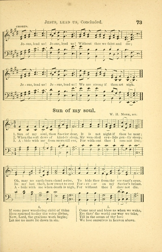 Songs for Sunday Schools and Gospel Meetings page 73