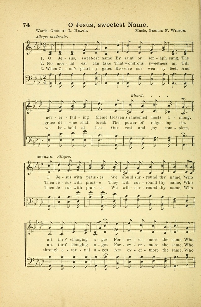 Songs for Sunday Schools and Gospel Meetings page 74