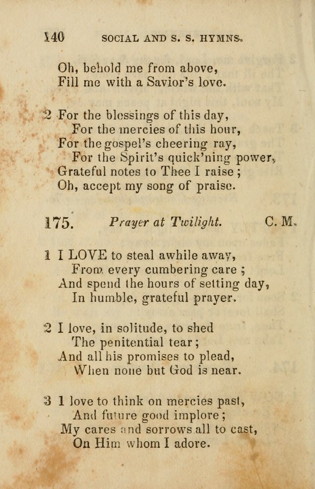 The Social and Sabbath School Hymn-Book. (5th ed.) page 143