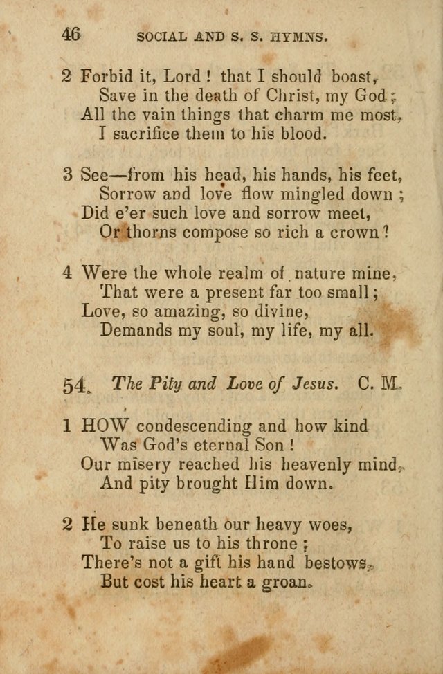 The Social and Sabbath School Hymn-Book. (5th ed.) page 47