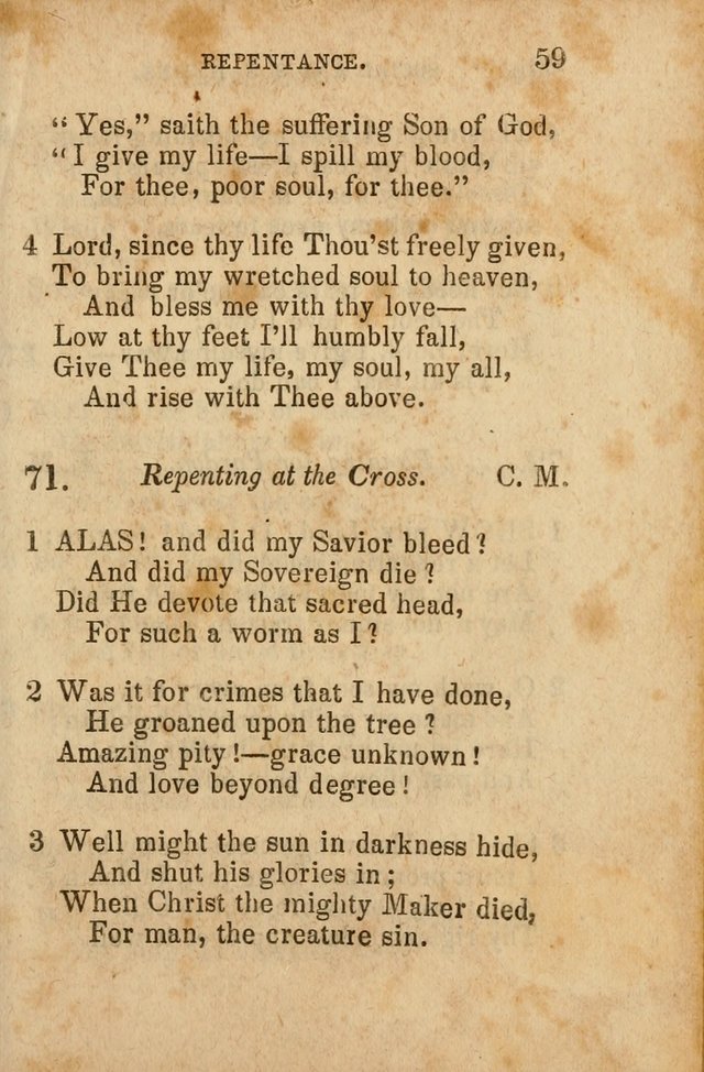 The Social and Sabbath School Hymn-Book. (5th ed.) page 60