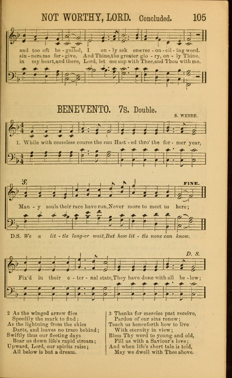 Sabbath Songs and Spiritual Hymns page 105