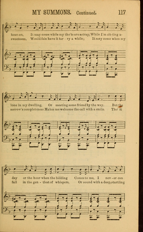 Sabbath Songs and Spiritual Hymns page 117