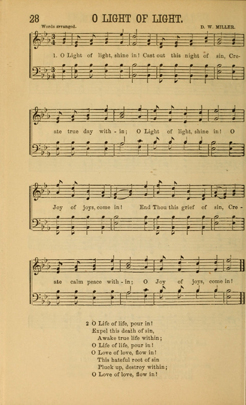 Sabbath Songs and Spiritual Hymns page 28