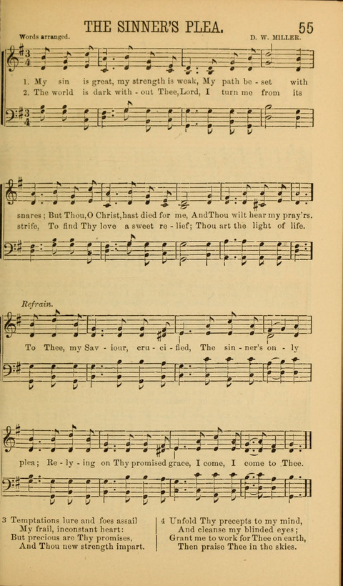 Sabbath Songs and Spiritual Hymns page 55