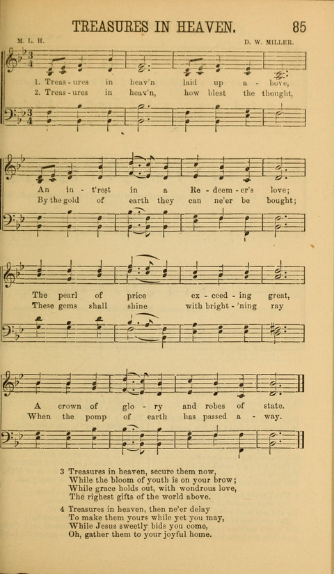 Sabbath Songs and Spiritual Hymns page 85